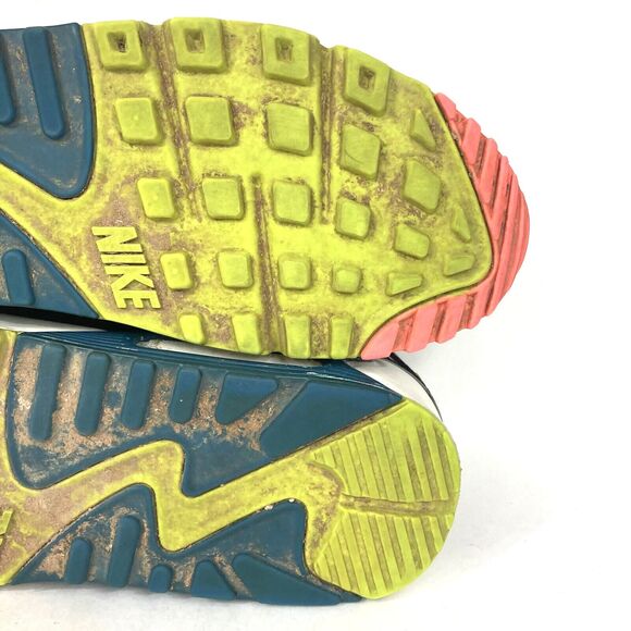 Nike Air Max 90 -Women's Sz 10 -Dark Raisin Cyber -Colorblock Sneaker CV8819-500 - Picture 10 of 12